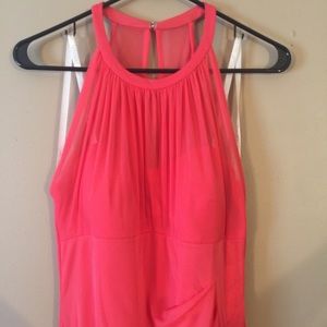 David’s Bridal long Mesh Bridesmaid Dress Size 10